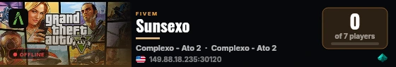 Sunsexo live status badge