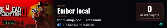 Ember local live status badge