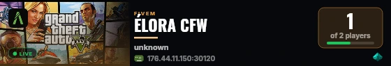 ÉLORA CFW live status badge