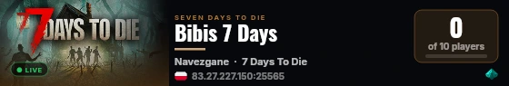 Bibis 7 Days live status badge