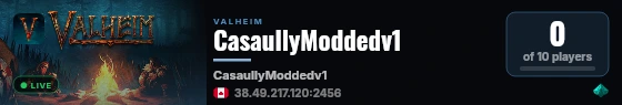 CasaullyModdedv1 live status badge
