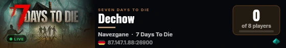 Dechow live status badge
