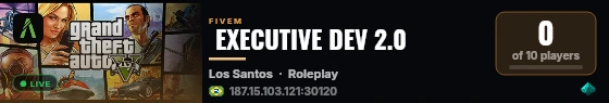  EXECUTIVE DEV 2.0 live status badge