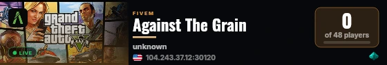 outsider motorsports test server live status badge