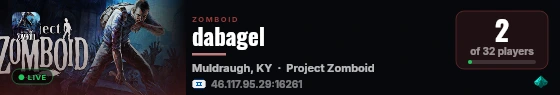 dabagel live status badge
