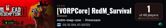 [VORPCore] RedM_Survival live status badge