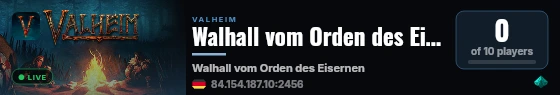 Walhall vom Orden des Eisernen Kreuzes live status badge