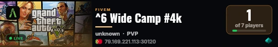 ^8 Zyron Camp live status badge