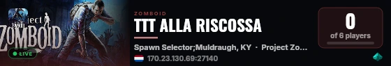 TTT ALLA RISCOSSA live status badge