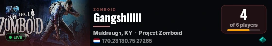 Gangshiiiii live status badge