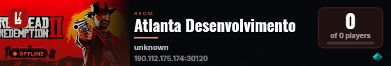 Atlanta Desenvolvimento live status badge