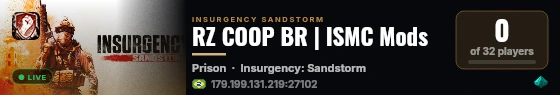 RZ COOP BR | ISMC Mods live status badge