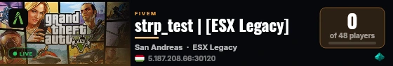 strp_test | [ESX Legacy] live status badge
