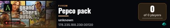 Pepco pack live status badge