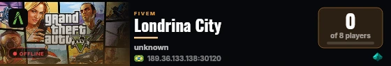 Londrina City live status badge