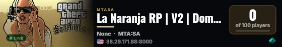 La Naranja RP | V2 | Dominicano | Latinos | Semi Roll live status badge
