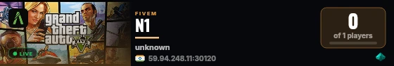 N1 live status badge
