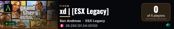 xd | [ESX Legacy] live status badge