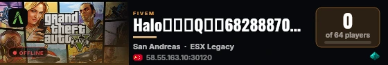 Halo星环｜Q群：682888707｜kook：81016276｜免白｜美女接待｜简规 live status badge