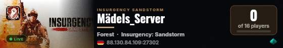 Mädels_Server live status badge
