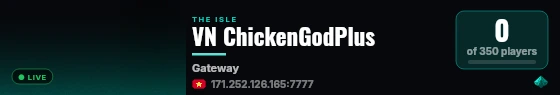 VN ChickenGodPlus live status badge
