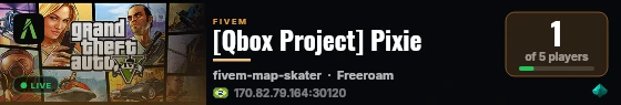[Qbox Project] Pixie live status badge