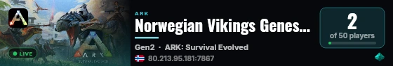 Norwegian Vikings Genesis 2|2.5XPHarv5Tame20Breed - (v358.24) live status badge