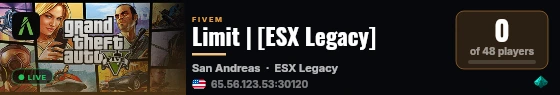 Limit | [ESX Legacy] live status badge