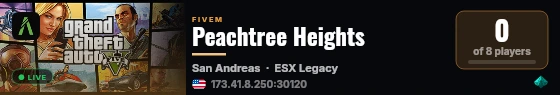 Peachtree Heights live status badge