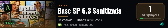 Base SP 6.3 Sanitizada live status badge