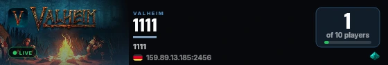 1111 live status badge