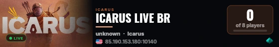 ICARUS LIVE BR live status badge