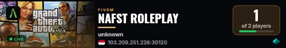NAFST ROLEPLAY live status badge