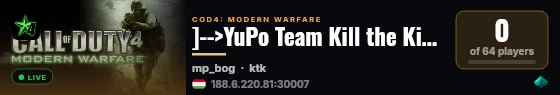 ]-->YuPo Team Kill the King Mod<--[ live status badge