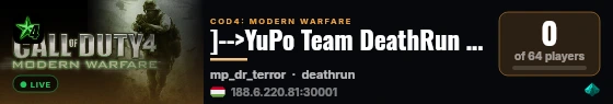 ]-->YuPo Team DeathRun  1.4 Hungarian Mod<--[ live status badge