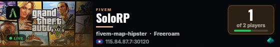 SoloRP live status badge