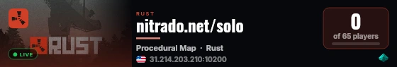 nitrado.net/solo live status badge