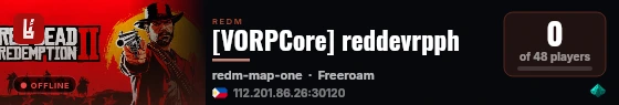 [VORPCore] reddevrpph live status badge