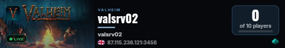 valsrv02 live status badge