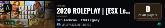 CAYO PERICO | [ESX Legacy] live status badge