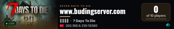 www.budingserver.com live status badge