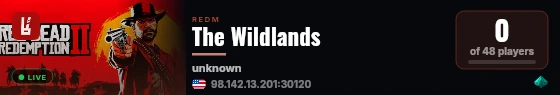 The Wildlands live status badge