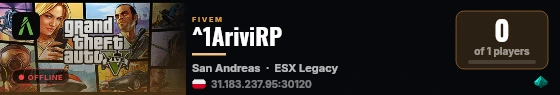 ^1AriviRP live status badge