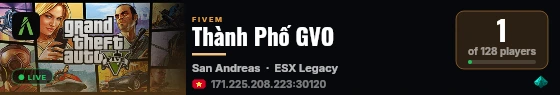 Thành Phố GVO live status badge