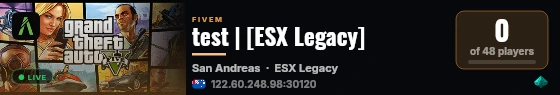 test | [ESX Legacy] live status badge
