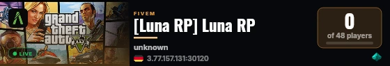 [Luna RP] Luna RP live status badge