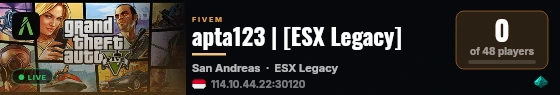 apta123 | [ESX Legacy] live status badge