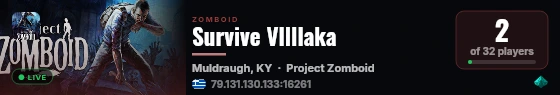 Survive Vllllaka live status badge