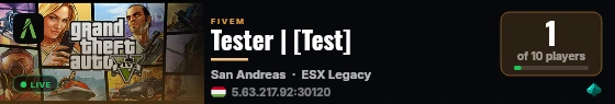 Tester | [Test] live status badge