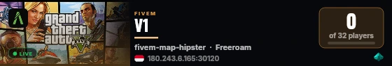 V1 live status badge